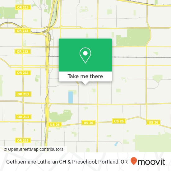 Gethsemane Lutheran CH & Preschool map