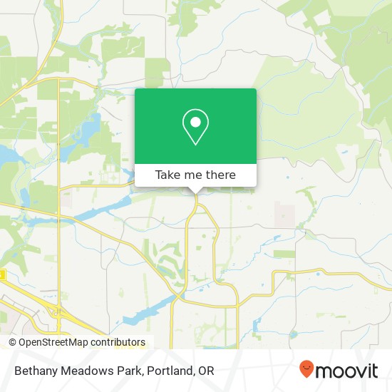 Mapa de Bethany Meadows Park