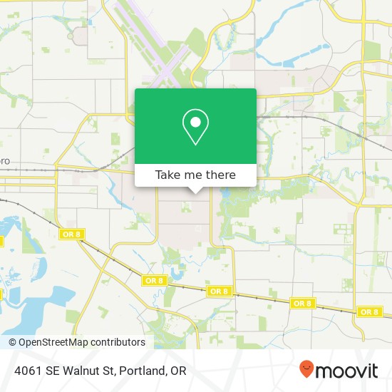 Mapa de 4061 SE Walnut St