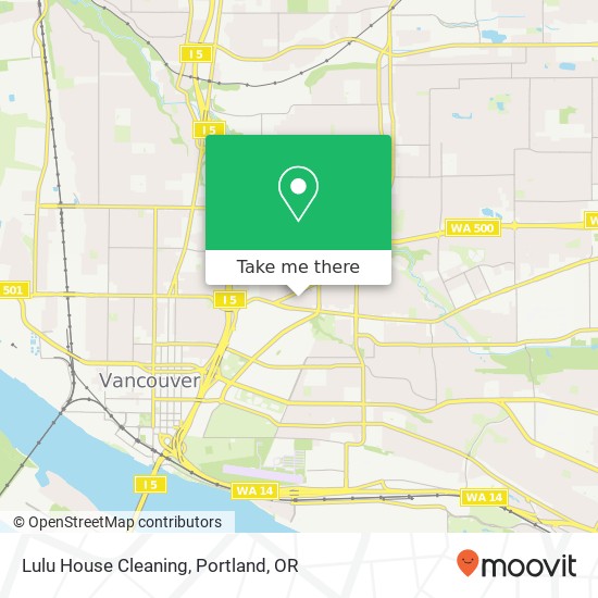 Lulu House Cleaning map