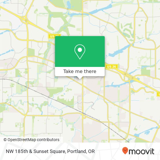 Mapa de NW 185th & Sunset Square