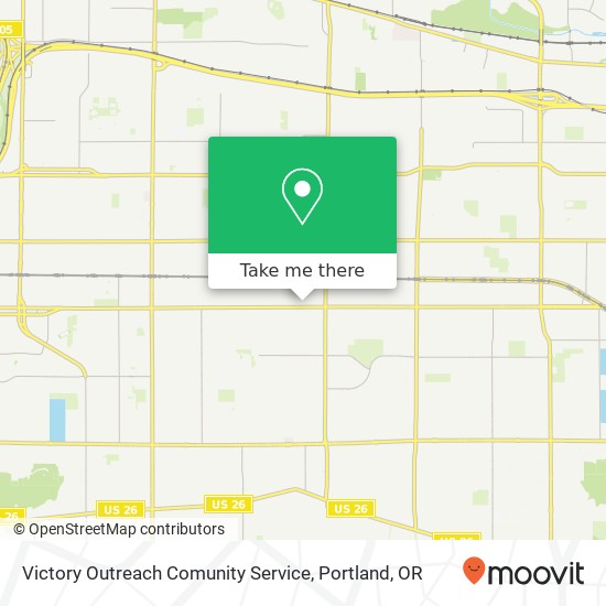 Victory Outreach Comunity Service map