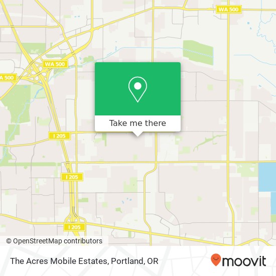 Mapa de The Acres Mobile Estates