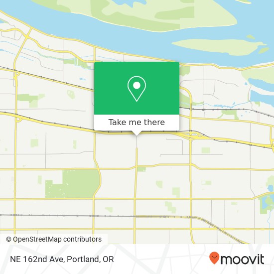 NE 162nd Ave map