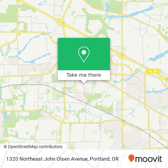 Mapa de 1320 Northeast John Olsen Avenue