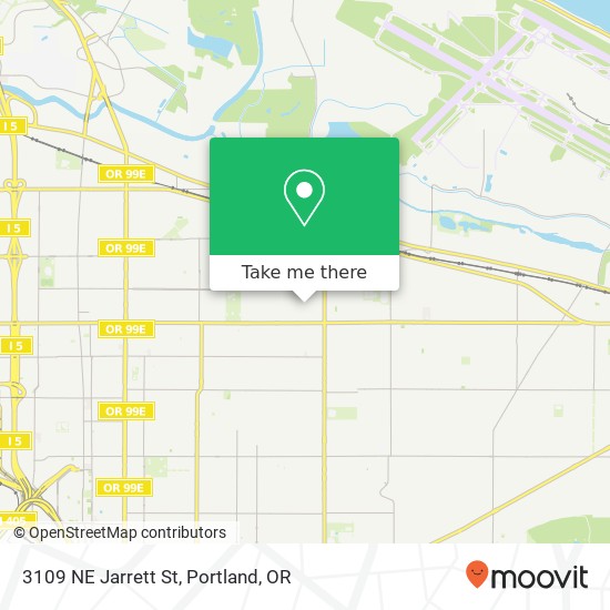 3109 NE Jarrett St map