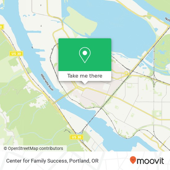 Mapa de Center for Family Success