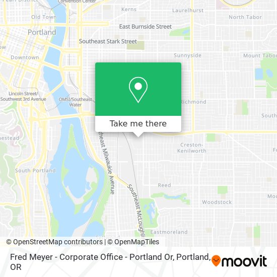 Fred Meyer - Corporate Office - Portland Or map