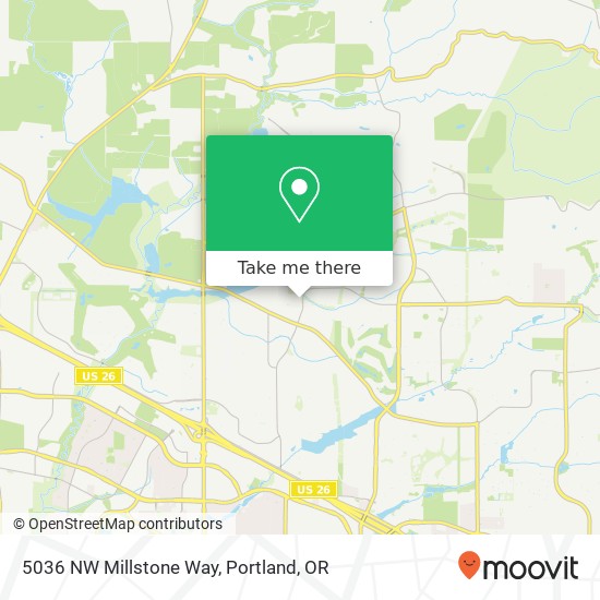 Mapa de 5036 NW Millstone Way