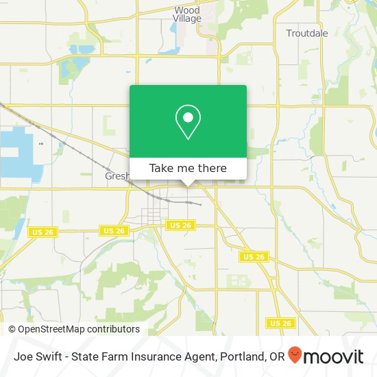 Joe Swift - State Farm Insurance Agent map