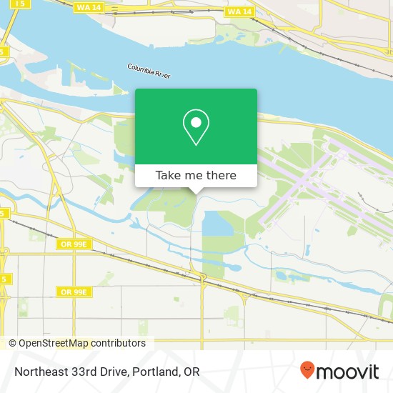 Northeast 33rd Drive map