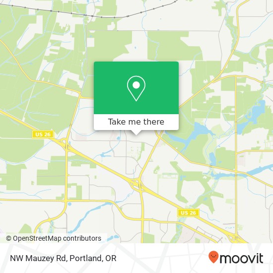 NW Mauzey Rd map