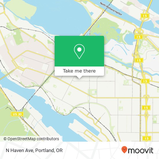 Mapa de N Haven Ave