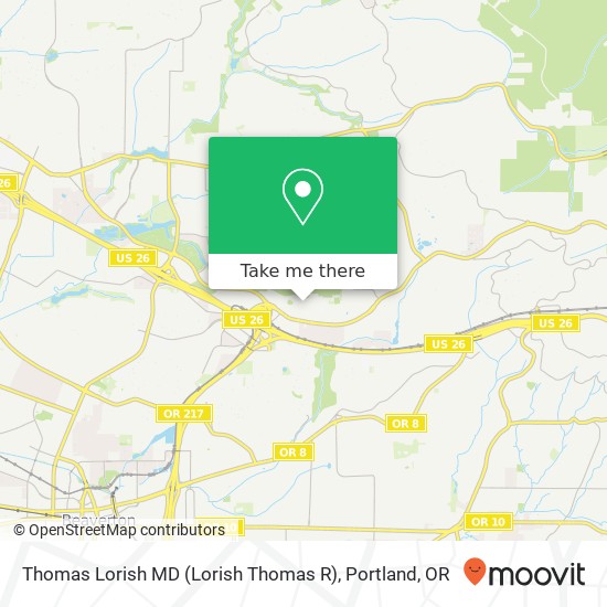Mapa de Thomas Lorish MD (Lorish Thomas R)
