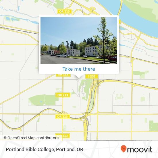 Mapa de Portland Bible College