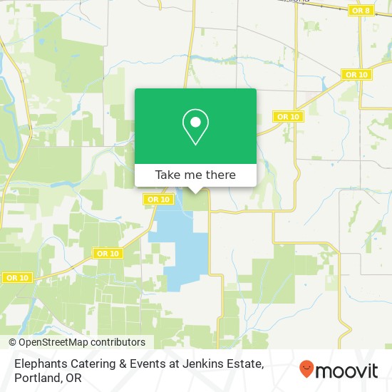 Elephants Catering & Events at Jenkins Estate map