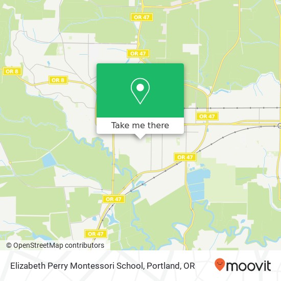 Mapa de Elizabeth Perry Montessori School