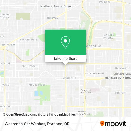 Washman Car Washes map