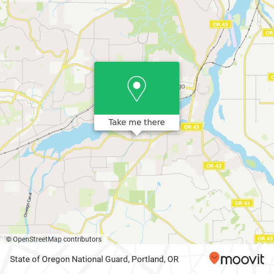 Mapa de State of Oregon National Guard