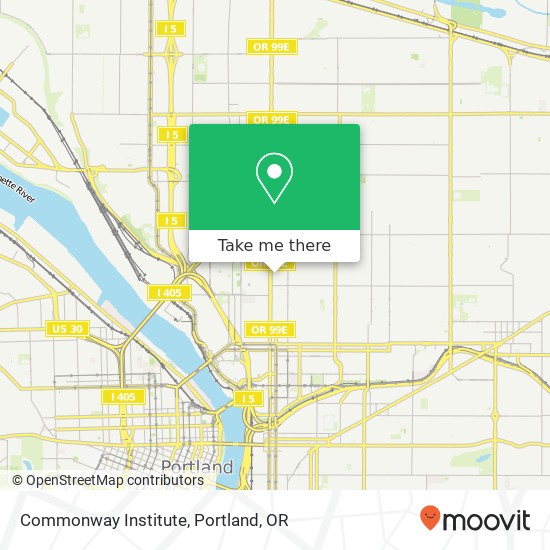 Commonway Institute map