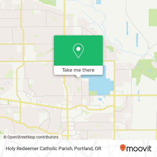 Holy Redeemer Catholic Parish map