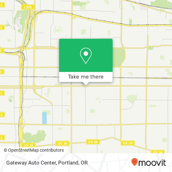 Mapa de Gateway Auto Center