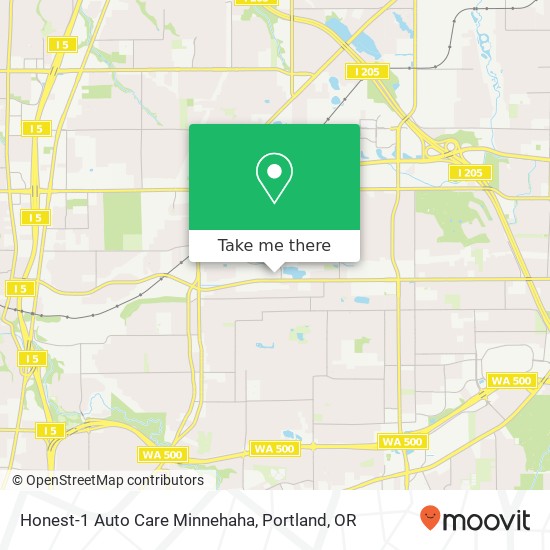 Mapa de Honest-1 Auto Care Minnehaha