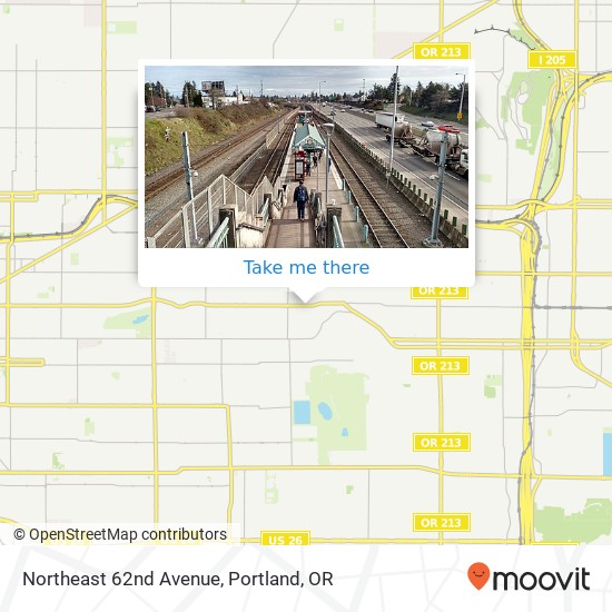 Mapa de Northeast 62nd Avenue