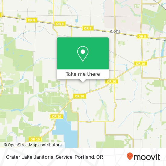 Crater Lake Janitorial Service map