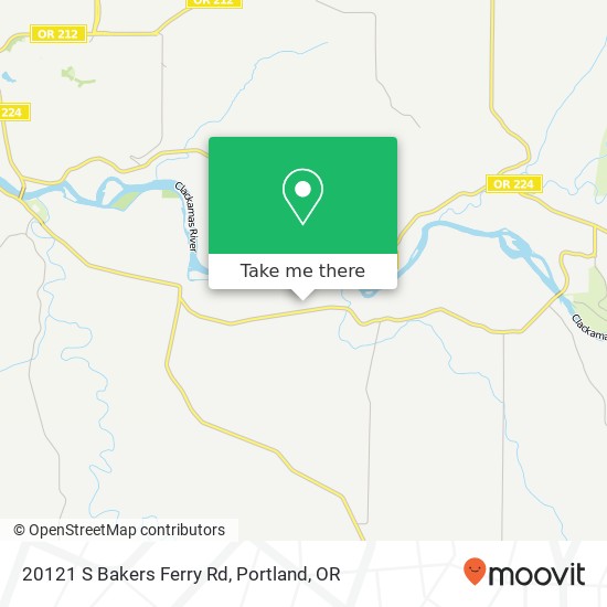 20121 S Bakers Ferry Rd map