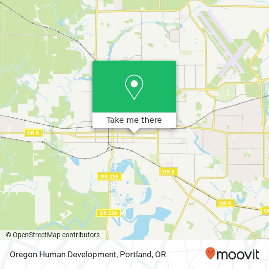 Mapa de Oregon Human Development