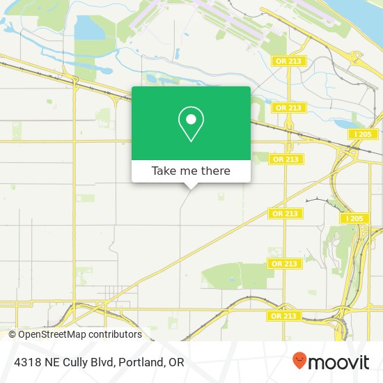 4318 NE Cully Blvd map