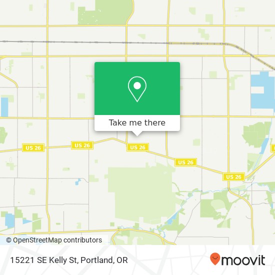 15221 SE Kelly St map