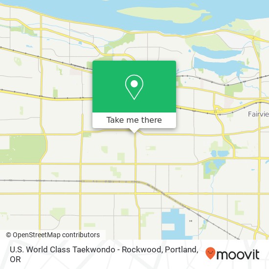 U.S. World Class Taekwondo - Rockwood map