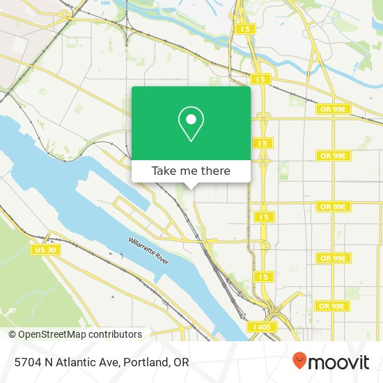 Mapa de 5704 N Atlantic Ave