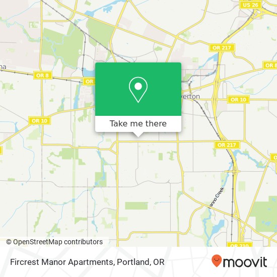 Fircrest Manor Apartments map