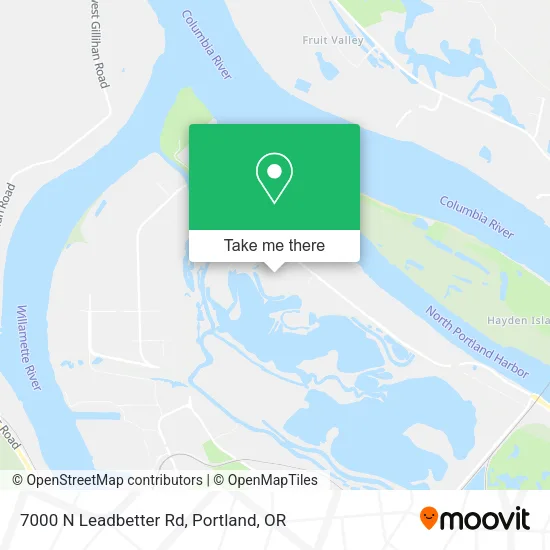 Mapa de 7000 N Leadbetter Rd