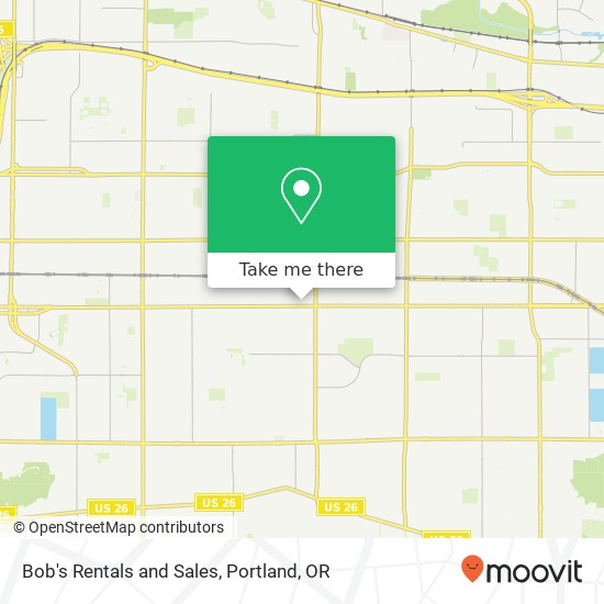 Bob's Rentals and Sales map