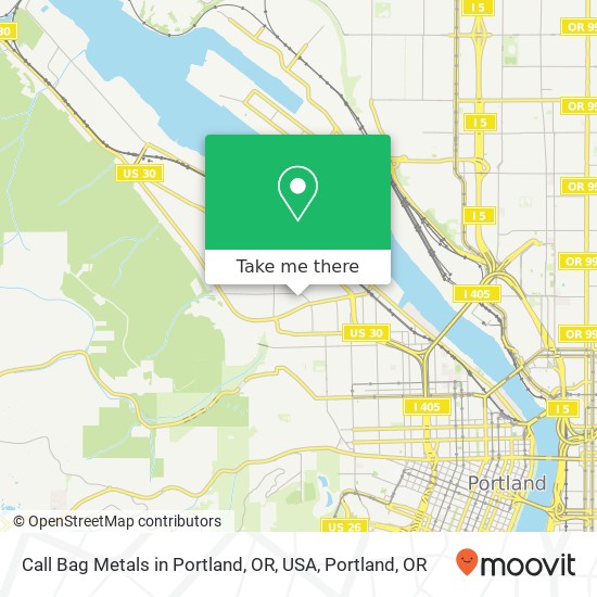 Call Bag Metals in Portland, OR, USA map