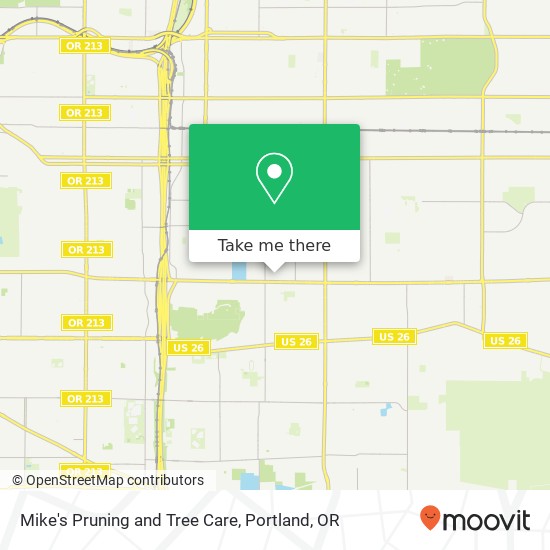 Mike's Pruning and Tree Care map