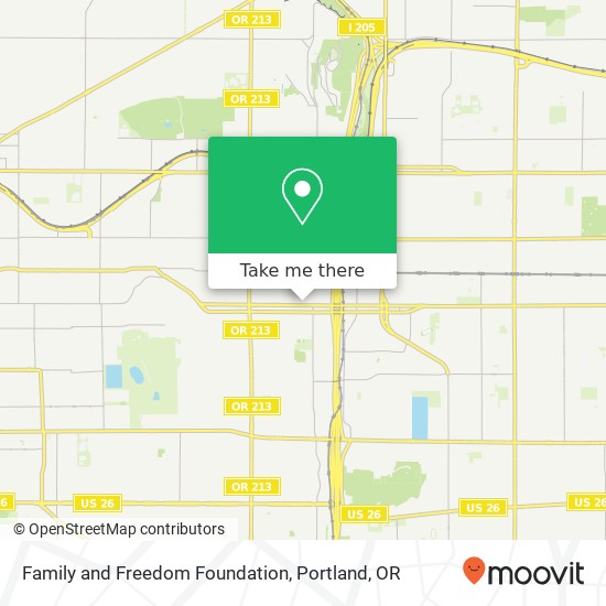 Family and Freedom Foundation map
