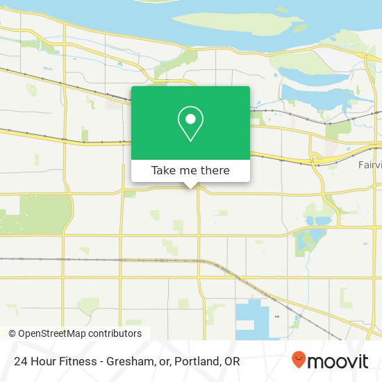 Mapa de 24 Hour Fitness - Gresham, or