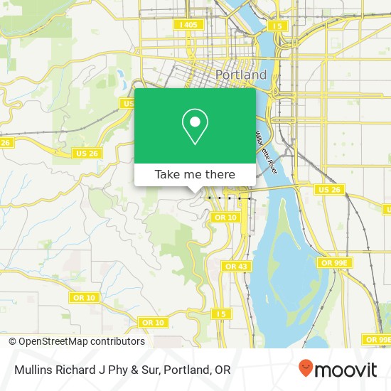 Mapa de Mullins Richard J Phy & Sur
