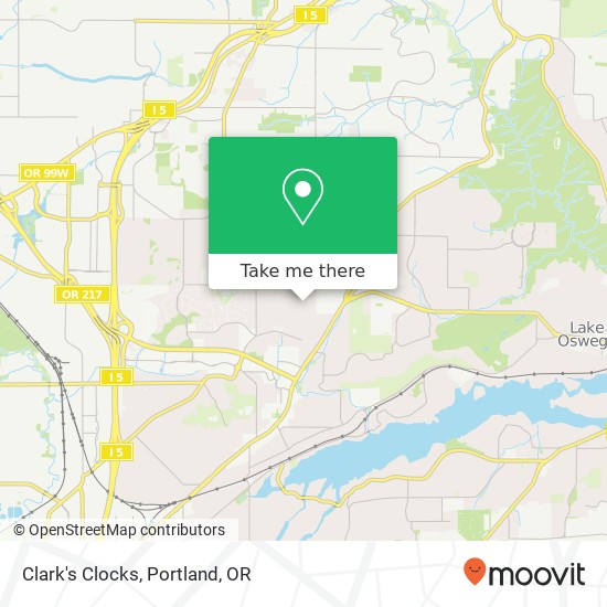 Clark's Clocks map