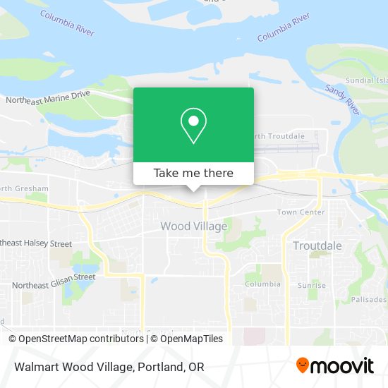 Walmart Wood Village map