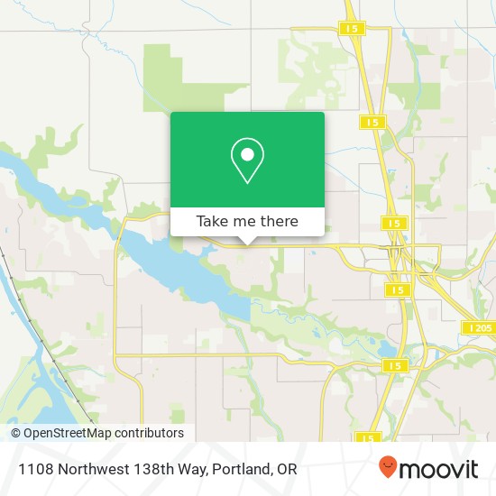 1108 Northwest 138th Way map