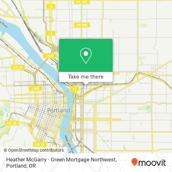 Heather McGarry - Green Mortgage Northwest map