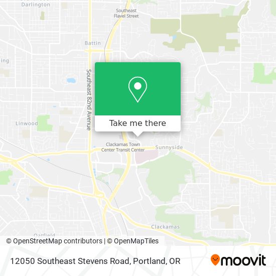 Mapa de 12050 Southeast Stevens Road