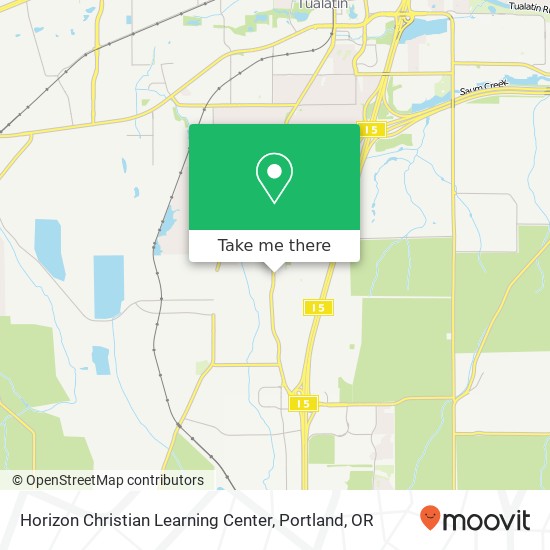 Horizon Christian Learning Center map