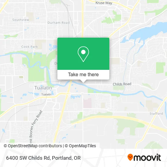 6400 SW Childs Rd map